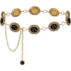 Western Concho Chain Belt Women Cowgirl  Boho