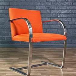 Mies Van Der Rohe "Brno" Steel Chair for Knoll - Delivery Available 