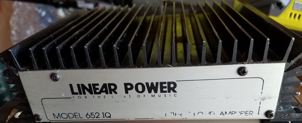 LINEAR POWER 652 IQ【希少品】 LINEAR POWER アンプ【希少品