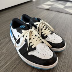 Jordan 1 Low Dark Powder Blue