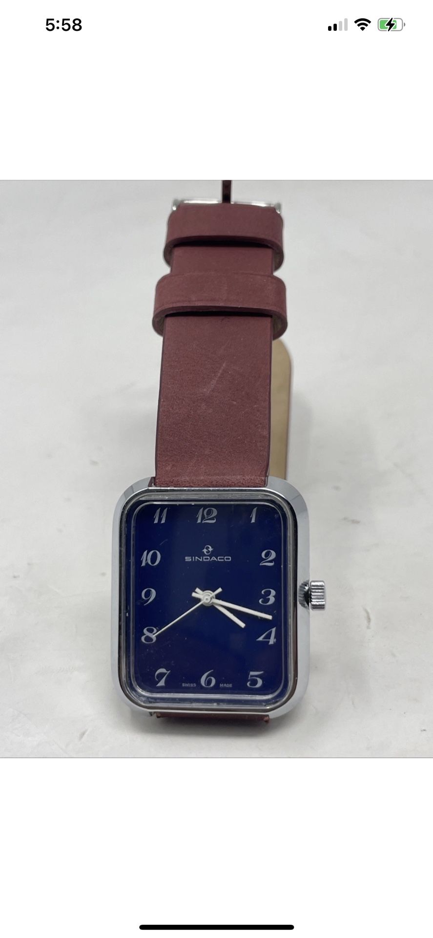 Rare! Unusual SINDACO Swiss Made Automatic Watch Men Rare