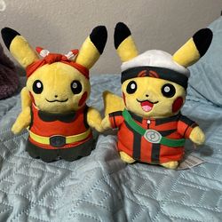 Pokémon Pikachu Plushes