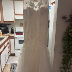 Wedding Dress From David’s Bridal