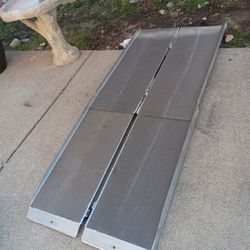 6' Portable Folding Aluminum Wheelchair Ramp
