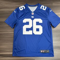 Nike New York Giants Saquon Barkley #26 NFL On Field Game Dri Fit Jersey Men’s L  100% authentic. Good condition.   This product is a Nike New York Gi