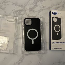 ZAGG-Max Protection Case+Screen Protector360 Protection for iPhone 14 plus-black