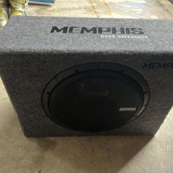 Memphis Audio BRX112SP Single 12” Sealed Enclosed Powered Subwoofer