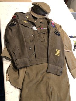 WW2 Uniform with Soldier's Tags