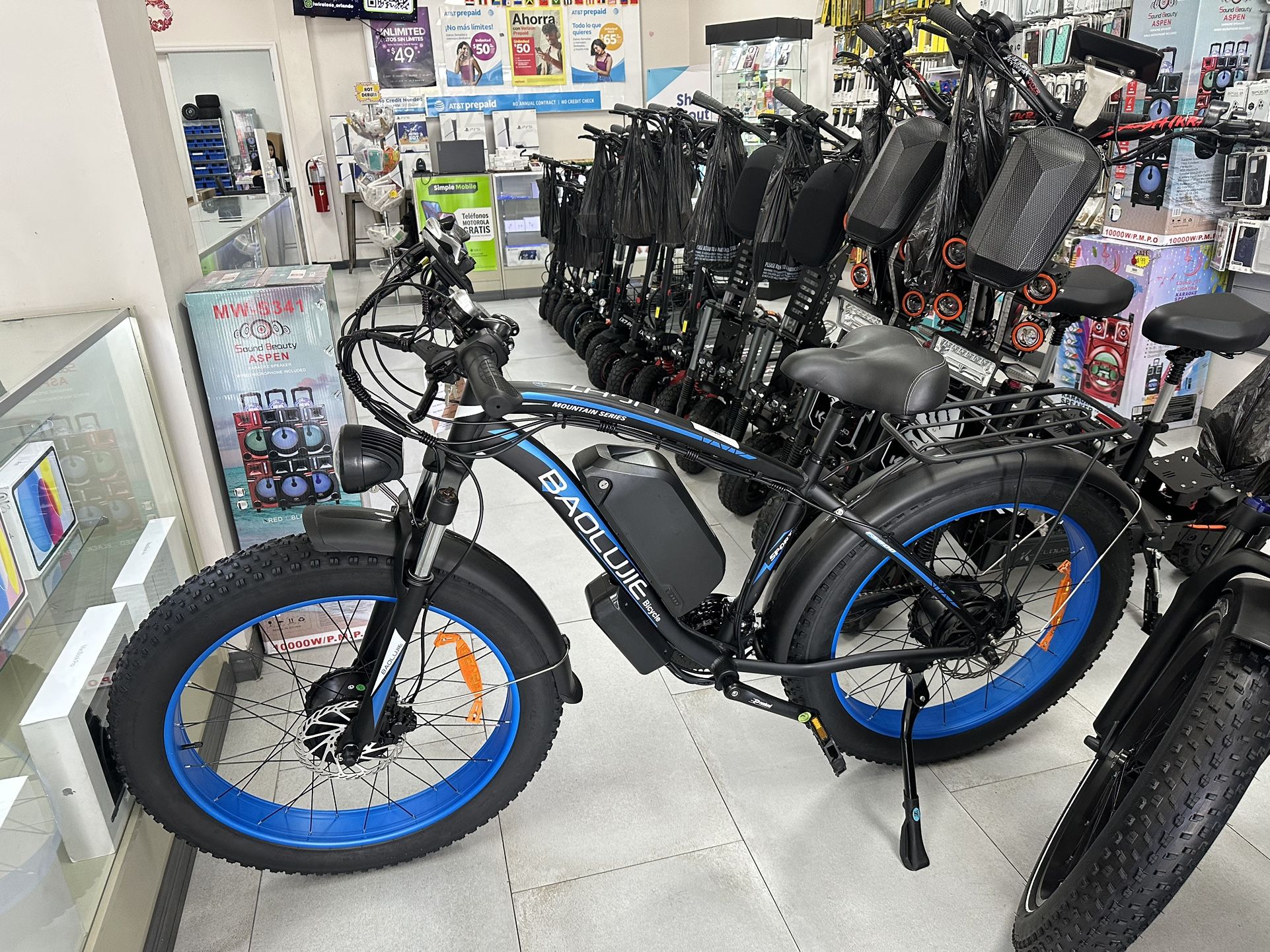 Baolujie Electric Bicycle 38mph Dual Battery! Finance For $50 Down Payment!!