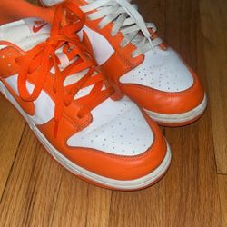 Orange Syracuse Dunk Lows (Men 10.5)