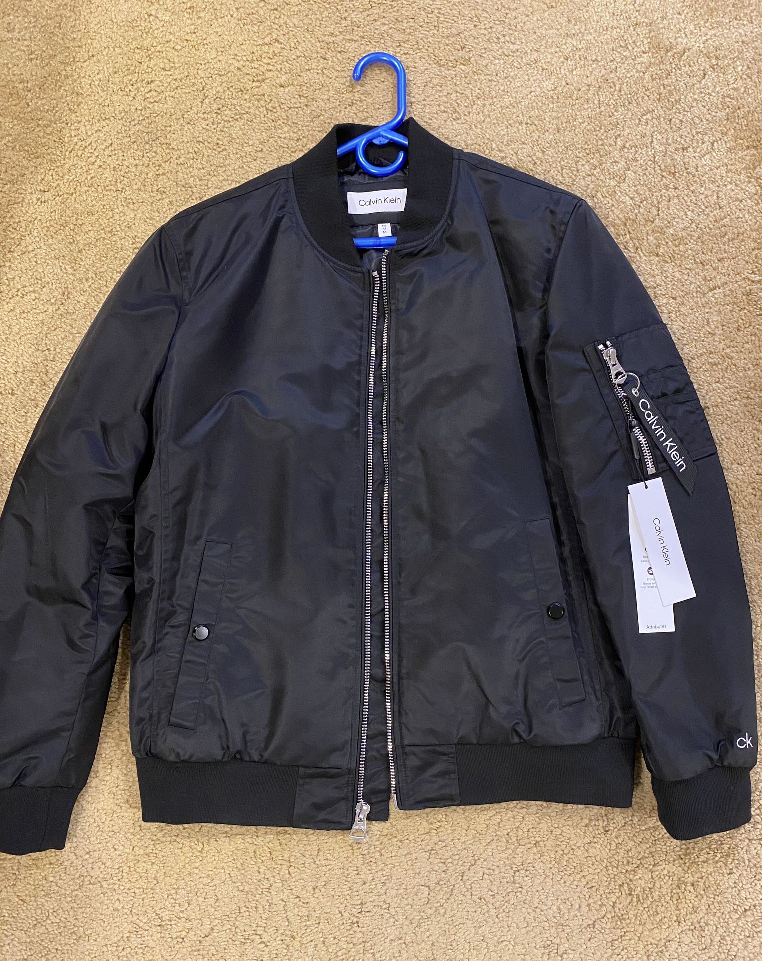 Calvin Klein Mens MA-1 Bomber Jacket