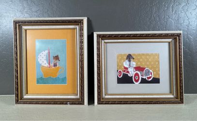 2 framed wall art fantasy