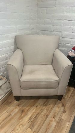 Laz Boy Beige Upholstered Accent Armchair