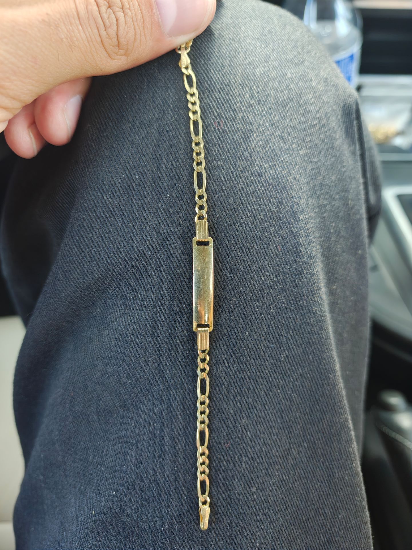 Gold baby bracelet