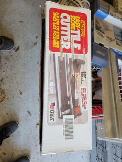 New In Box Nattco 13" Tile Cutter   $20