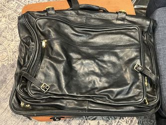 Handmade Leather Garment Bag Luggage