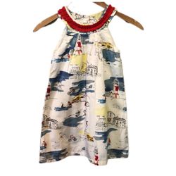 NWT CUTEY COUTURE Seaside Print Party Sun Dress