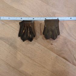Antique Tin Furniture Feet Cover Claws