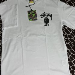 Bape x Stussy Collab Shirt 