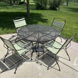 Vintage Patio Table & Chairs