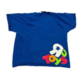 Toys R Us Shirt Womens 3XL Blue Gildan Work Employee C'Mon Let's Play T-Shirt
