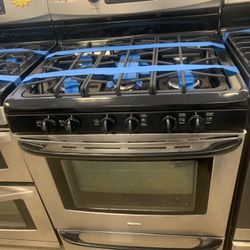 Kenmore Used 5 Burners Gas Stove Stainless Working Perfectly 4 Months Warranty 