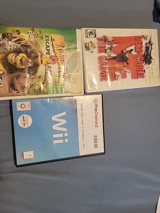 3 Wii Games