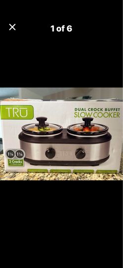 TRU Dual Crock Buffet Slow Cooker (Model SC-2125)