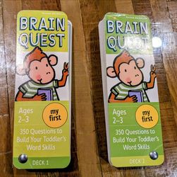 Brain Quest My First Ages 2-3 Card Decks