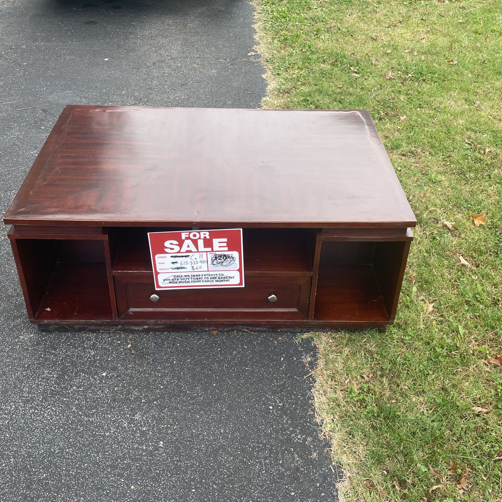 Coffee Table $25 Or OBO (contact info removed)