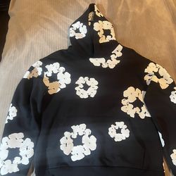 Small denim tears hoodie