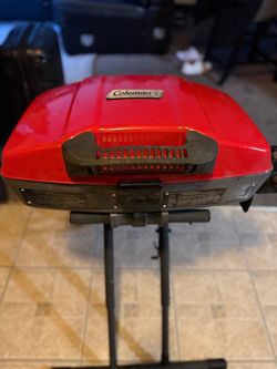 Coleman Portable Gas Grill with Stand & Wheels