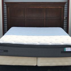 King Size Bed with Mattress Set