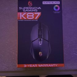 Supernova Gaming Mouse K87 Brand New 