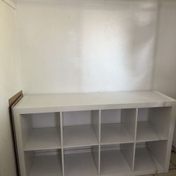 White 8 Cube Organizer 