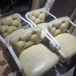Wrought iron project chairs