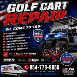 Golf cart repair