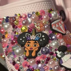 Bedazzled Croc - kids 12 