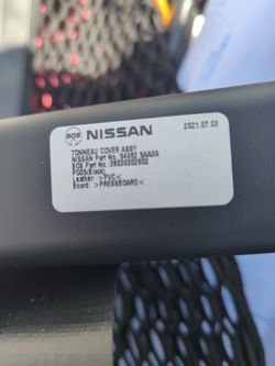 New. Nissan Murano Tonneau Cover Assembly 2015-2023