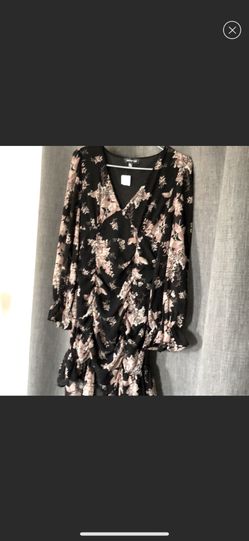Tight Flowered Ruched Dress