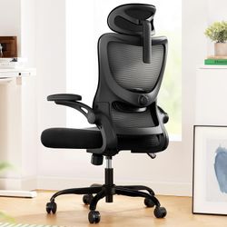 Ergonomic Office Chair High Back Mesh Adjustable Lumbar 3D Armrests     
