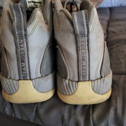 Used Midtop Nike Gray Shoes Jordan Size 11