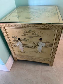 2 Oriental Side tables small