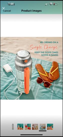 Portable frozen drink machine & blender