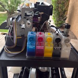 DTF CISS   Unit with white ink circulation