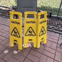 3 Caution Signs