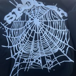 Sp5ders hoodie black-white