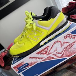 New Balance 574 - Neon Yellow - Size 12 - $50