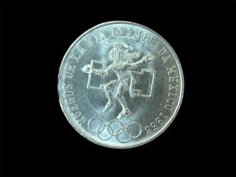 25 pesos 1968.  Vintage coin of Mexico