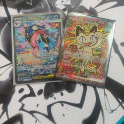 Greninja SIR An Or Japanese Meowth SAR .Buy Together Or Separate 